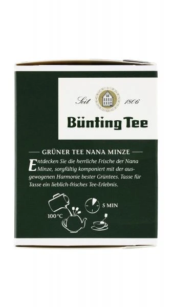 Bünting Tee Grüner Tee Nana Minze 5 Bünting Tee Grüner Tee Nana Minze – Bild 3