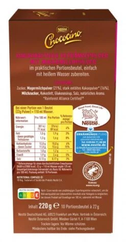 Nestlé® Nestlé Chococino Trinkschokolade 11 Nestlé® Nestlé Chococino Trinkschokolade -Getränkeladen 4502090040 07613036300261 04