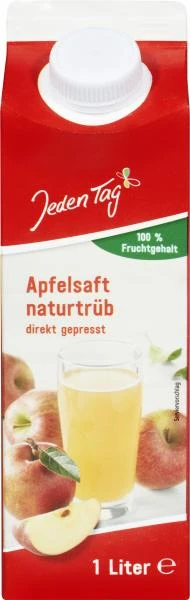 Jeden Tag Apfelsaft Naturtrüb