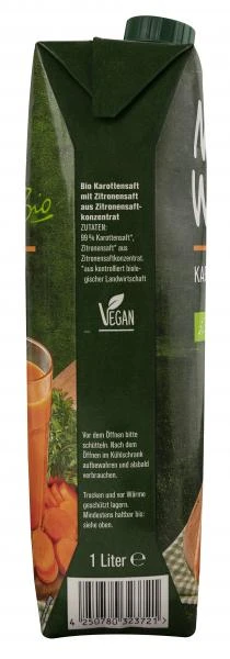 NaturWert Bio Karottensaft 6 NaturWert Bio Karottensaft – Bild 4