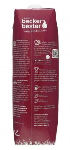 Becker's Bester Schwarze Johannisbeer 8 Becker's Bester Schwarze Johannisbeer -Getränkeladen 4504030897 4001716082027 03